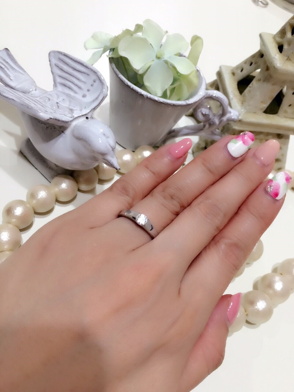 リフォーム用デザインリング0.3ct