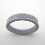 CAD ALPFABET RING 08