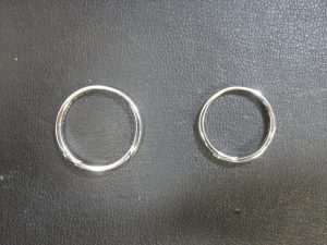 ツーライン結婚指輪