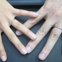 ツーライン結婚指輪