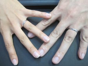 ツーライン結婚指輪